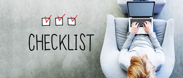 checklist - planung