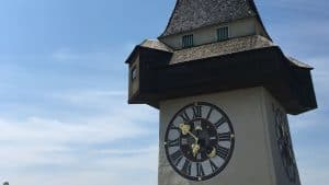 geocaching graz teamevent betriebsausflug uhrturm